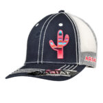 ARIAT LADIES SB OFFSET STRIPE CACTUS NVY-1515503