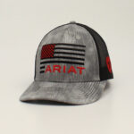 ARIAT MENS SB FLAG SHIELD LOGO GY