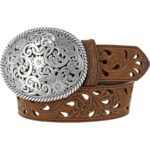 Pierced Filigree Trophy Belt-C500029