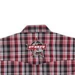 WRANGLER PBR PLAID RD/BLK- 112317135 - Image 2