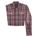 WRANGLER PBR PLAID RD/BLK- 112317135