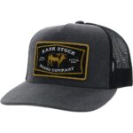 HOOEY RANK STOCK HOOEY CHARCOAL BLACK-2158TCHBK