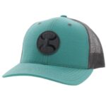 HOOEY BLUSH TEAL GREY HAT-2205TTLGY