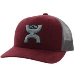 HOOEY STERLING MAROON GREY SNAPBACK-2206TMAGY