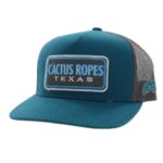 HOOEY CACTUS ROPES  BLUE GREY HAT-CR078