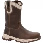 GEORGIA BOOT WATERPROOF EAGLE TRAIL WOMEN S PULL ON WORK BOOT GB00557