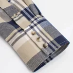 CAMISA RODEO FLANNEL MN LS SHIRT FLS300 BEIGE 307 - Image 3