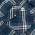 RODEO FLANNEL SHIRT FLS300-308 NAVY BLUE - Image 4