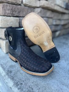 ROCKEM TEJIDO BOTIN CRAZY CHOCO NEGRO - Image 2