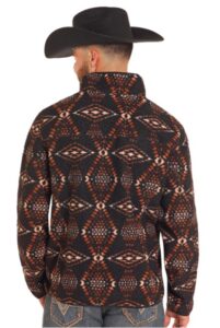 ROCK & ROLL PRINTED BERBER 1/4 ZIP BM91C04347 - Image 2