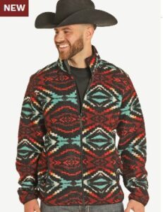 ROCK AND ROLL AZTEC PRINT BERBER JACKET BM92C04398