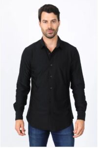 PLATINI MODERN FIT STRETCH DRESS SHIRT KNL9978