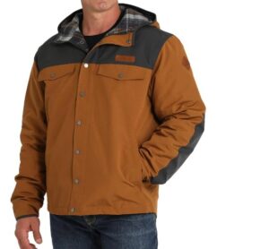 CINCH CANVAS BARN COAT BROWN MWJ1512002