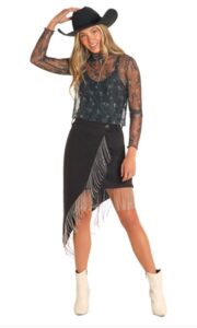 ROCK & ROLL WD ASYMMETRIC SKIRT BW69D04923