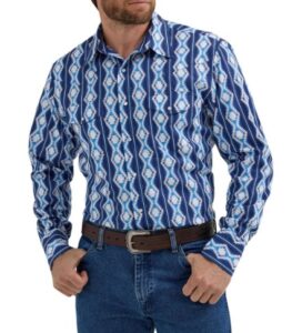 WRANGLER CHECOTAH BLUE AZTEC 112355375