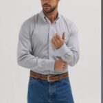 WRANGLER GEORGE STRAIT WHITE PRINT SHIRT 112356599