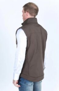 PLATINI AZTEC SOFTSHELL CC VEST BROWN SSV9593 - Image 2