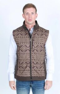 PLATINI AZTEC SOFTSHELL CC VEST BROWN SSV9593