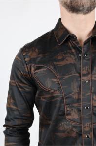PLATINI MODERN FIT CACTUS MONOGRAM LS ECL9853 - Image 2