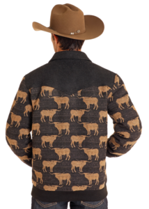 POWDER RIVER JACQUARD WOOL BOMBER DM92C04057 - Image 2