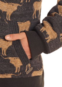 POWDER RIVER JACQUARD WOOL BOMBER DM92C04057 - Image 4