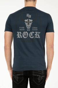 ROCK REVIVAL NAVY CREWNECK T SHIRT RRT3165 - Image 2