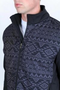 PLATINI AZTEC SOFTSHELL CC JACKET BLACK SSJ9594 - Image 3