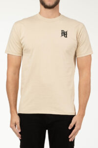 ROCK REVIVAL TAN CREWNECK T-SHIRT RRT3167