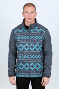 PLATINI AZTEC SOFTSHELL CC JACKET BLACK SSJ9477