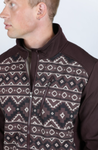 PLATINI AZTEC BROWN SOFTSHELL JCKT SSJ9479 - Image 2