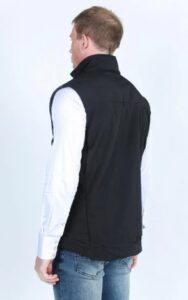 PLATINI AZTEC SOFTSHELL CC VEST BLACK SSV9592 - Image 2