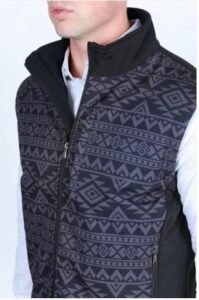 PLATINI AZTEC SOFTSHELL CC VEST BLACK SSV9592 - Image 3