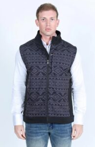 PLATINI AZTEC SOFTSHELL CC VEST BLACK SSV9592