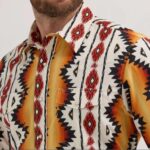 WRANGLER MENS CHECOTAH WESTERN SHIRT 112355378 - Image 3
