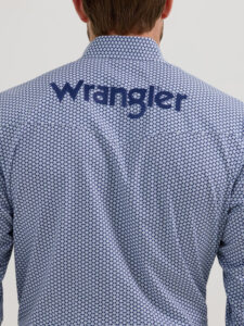 WRANGLER LOGO HONEYCOMB NAVY 112355382 - Image 2