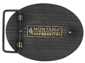 MONTANA FILIGREE INITIAL M ATTITUDE BELT BUCKLE A915M - Image 2