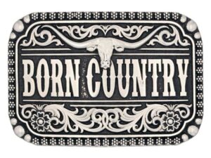 MONTANA BORN COUNTRY ATTITUDE BUCKLE A907