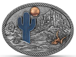 MONTANA DESERT MOON CACTUS ATTITUDE BUCKLE A825