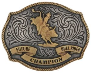 MONTANA FUTURE BULL RIDER ATTITUDE BUCKLE A1025P