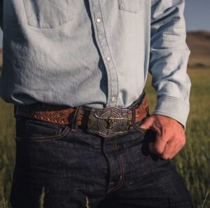 MONTANA ROPIN' READY LONGHORN ATTITUDE BUCKLE A930 - Image 3