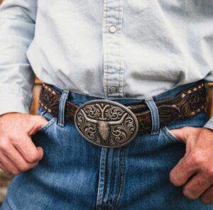 MONTANA YELLOWSTONE ATTITUDE BUCKLE A960YEL - Image 3