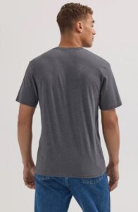 WRANGLER ROPE EMBLEM T-SHIRT GREY 112353903 - Image 2