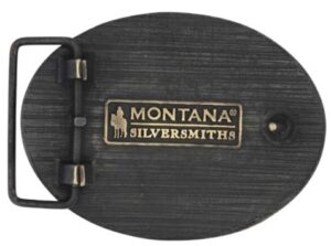 MONTANA FILIGREE INITIAL B ATTITUDE BELT BUCKLE A915B - Image 2