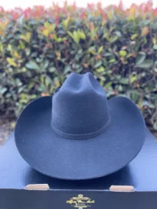 LARRY MEN HAT BLACK 50X WOOL TEXAS WITH FEATHER - Image 3