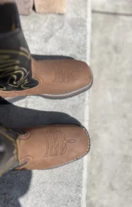 BONANZA RANCHER GRIT BLK CRAZY BROWN BA172 - Image 3