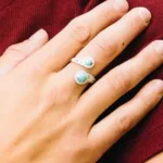 MONTANA SILVERSMITH FEARLESS LUSTER TUR RING RG6097 - Image 2