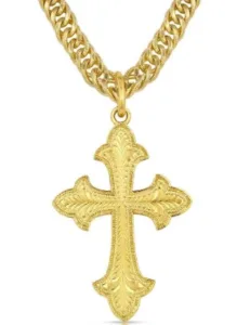 MONTANA SILVERSMITH HARVEST MOON CROSS BRACELET NC2105G