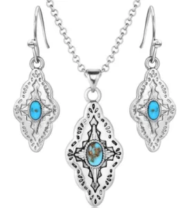 MONTANA SILVERSMITH SKIES TURQ SET JS6102