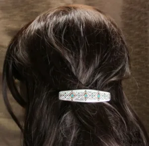 MONTANA SILVERSMITH SOUTHWESTERN BEATS BARRETTE BA3713TQ - Image 2