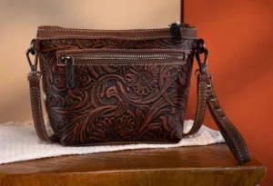 WRANGLER COWHIDE CROSSBOYDY COFFEE WG1691812CF - Image 2